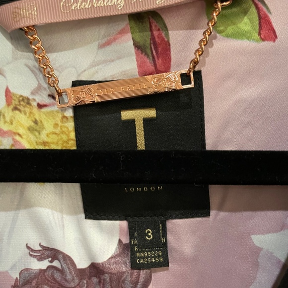 Gorgeous Ted Baker London Nadaed Peplum  Dress with Jacket - Picture 3 of 16